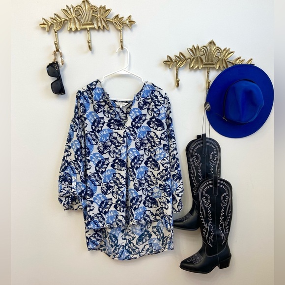 🆕Leaf abstract tunic Xl pit 23” - Picture 3 of 3